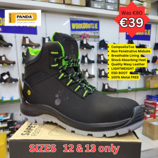 Panda Tempra ESD Non Metal Safety Boot