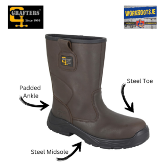 Grafters Rigger Safety Boot + FREE Hat Socks Gloves